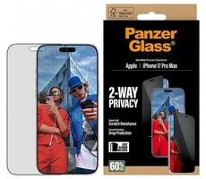 PanzerGlass Privacy Schutzglas für Apple iPhone 17 Pro Max / mit Einbaurahmen