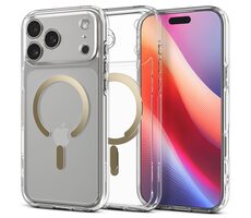 Spigen Ultra Hybrid MagSafe Schutzhülle für Apple iPhone 17 Pro Max klar gold 