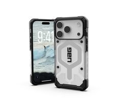 UAG Pathfinder Clear Magsafe Backcover für Apple iPhone 17 Pro Silber