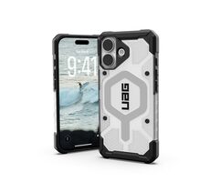 UAG Pathfinder Clear Magsafe Backcover für Apple iPhone 17 Silber