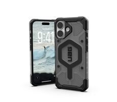 UAG Pathfinder Clear Magsafe Backcover für Apple iPhone 17 grau-schwarz