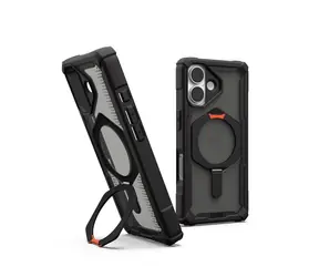UAG Plasma XTE Magsafe Backcover für Apple iPhone 17 Schwarz/Pop Orange