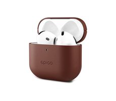 Epico Lederetui Case für Apple AirPods Pro 3 braun