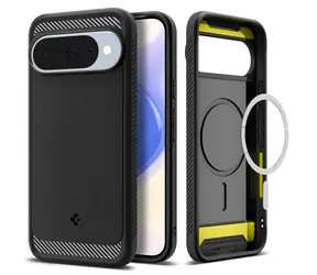 Spigen Rugged Armor MagSafe Schutzhülle für Google Pixel 10 Pro/Pixel 10 mattschwarz