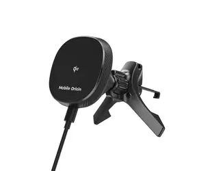 Mobile Origin Kabelloses Autoladegerät Schwarz Qi2 / CA15 / Magsafe kompatibel