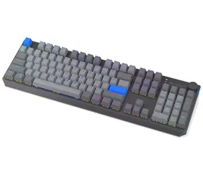 Endorfy Thock V2 Wireless US Grau / Gaming-Tastatur / Kabellos / Endorfy Gelb / BT&2,4 GHz / US-Layout / 104 Tasten