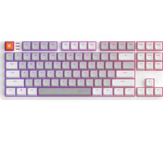 Dark Project ALU87 Delta weiß / Gaming-Tastatur / mechanisch / G3Ms Moonstone / RGB / USB / US-Layout