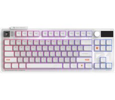 Dark Project ALU85 Sigma weiß / Gaming-Tastatur / mechanisch / G3Ms Diamond / RGB / USB+BT+2,4GHz / US-Layout