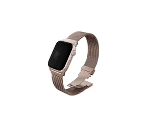 Ausgepackt - UNIQ Dante PRO Armband für Apple Watch 49 & 46 & 45 & 44 mm - METALLIC ROSE (pink) / ausgepackt