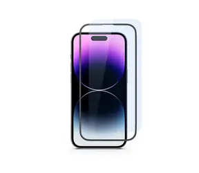 Spello Clear Glass Schutzglas für Apple iPhone 13/13 Pro/14 / mit Einbaurahmen / 2St