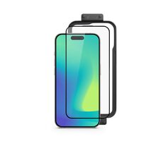 Spello Shield Glass 3D Schutzglas für Apple iPhone 15/Iphone 16 / mit Einbaurahmen