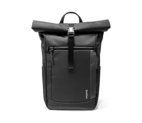 tomtoc Navigator T61 Rolltop Backpack L schwarz / Laptop-Rucksack 17,3"