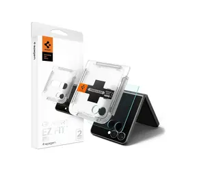 Spigen Glass tR EZ Fit HD Schutzglas für Samsung Galaxy Z Flip 7 klar