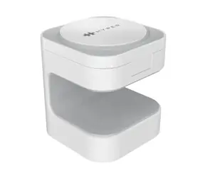 Targus HyperJuice Qi2 3-in-1 weiß / Magnetischer Ladeständer / Qi2 / 15W