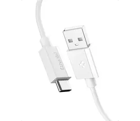 Spigen ACA08715 Essential USB-A auf USB-C 60W Kabel 1m weiß / USB 2.0