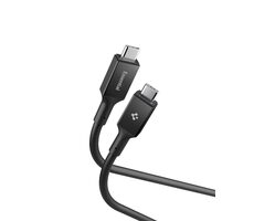 Spigen ACA09460 Essential USB-C auf USB-C 100W Kabel 2m schwarz / USB 3.2 Gen1