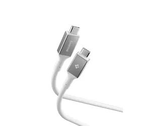 Spigen ACA08776 Essential USB-C auf USB-C 240W Kabel 1,2m weiß / USB 4.0