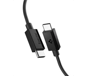 Spigen ACA08718 Essential USB-C auf USB-C 60W Kabel 1m schwarz / USB 2.0