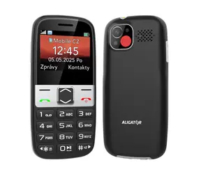 Aligator A775 Senior schwarz + Tischladegerät
