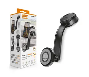 Aligator Autohalterung für MagSafe mit 15 W kabellosem Laden