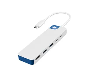 Targus HyperDriveFlex 5 Port USB-C Hub blau / HDMI / 2x USB / USB-C 100W PD