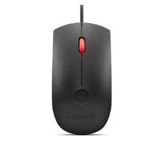 Lenovo Fingerabdruck-Biometrie-USB-Maus Gen 3, schwarz / Kabelgebundene Maus / 2000 DPI / USB-A