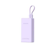Romoss PHA10 10000mAh lila / Powerbank / 22,5W / USB-C + Kabel