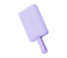 Romoss WMS10 10000mAh lila / Powerbank / 20W / MagSafe / USB-C + USB-C & Lightning-Kabel