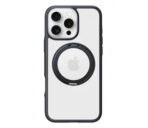 Torras Ostand R Fusion Case Schutzhülle für Apple iPhone 16 Pro schwarz