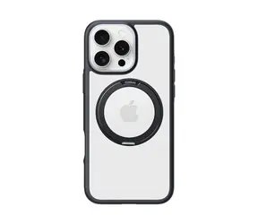 Torras Ostand R Fusion Schutzhülle für Apple iPhone 16 Pro Max Schwarz