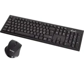 Sandberg Wireless Office DesktopSet Nor schwarz / kabellose Tastatur + Maus / 2,4 GHz 