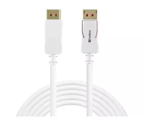 Sandberg DisplayPort 1.4 8K60Hz 2m weiß / DP zu DP Kabel