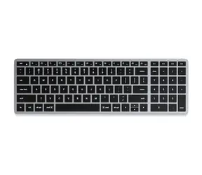 Satechi Keyboard Slim X2 grau / kabellose Tastatur / Bluetooth / USB-C / Hintergrundbeleuchtung