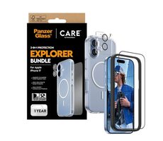 PanzerGlass CARE Flagship Explorer 3-in-1 Hülle + Glas + Linsen für iPhone 17