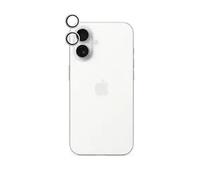 Epico Aluminium-Linsenschutz für Apple iPhone 16/16 PLUS - Weiß