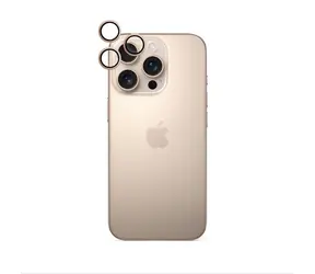 Epico Aluminium-Linsenschutz für Apple iPhone 16 Pro/16 Pro Max - Wüsten Titan