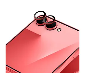 Obal:Me Objektivschutzfolie für Samsung Galaxy Z Flip 7/FE Korallenrot