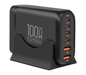 Obal:Me Terminal GaN Desktop-Ladegerät 4C2A 100W Schwarz