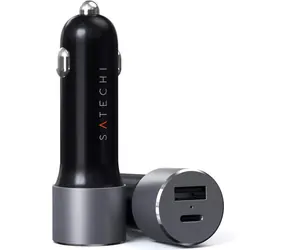 Satechi 72W USB-C grau / Kfz-Ladegerät / USB-A / 60W / PD