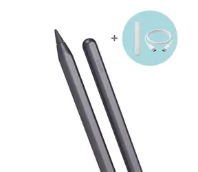 Epico Stylus Pen für Apple iPad, Space Grau / Stift / inklusive Ladegerät / magnetisches kabelloses Laden