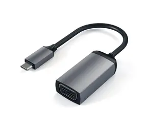 Satechi USB-C auf VGA grauer Adapter 