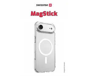 Swissten CLEAR JELLY MagStick Hülle für Apple iPhone Air transparent