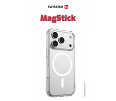 Swissten CLEAR JELLY MagStick Hülle für Apple iPhone 17 Pro, transparent