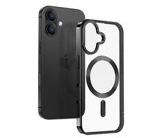 Swissten Swissten CLEAR JELLY MagStick METALLIC Hülle für Apple iPhone 17 Pro schwarz