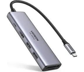 Ugreen CM511 USB-Hub mit HDMI-, SD-, USB-C-, TF- und 2 USB-A 3.2 Gen1-Anschlüssen 