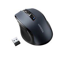 Ugreen MU006 kabellose optische Maus, schwarz / USB / Bluetooth 5.0 / 4000 DPI
