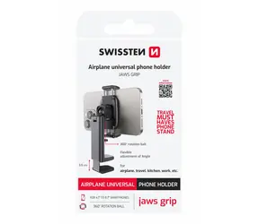 Swissten Universal-Handyhalterung mit Klemme, schwarz
