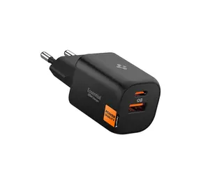 Spigen Essential EE352EU Ladegerät schwarz / 1x USB-C / 1x USB-A / 35W 
