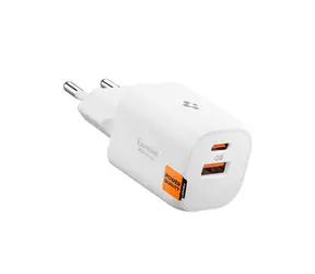 Spigen Essential EE352EU Kfz-Ladegerät weiß / 1x USB-C / 1x USB-A / 35 W 
