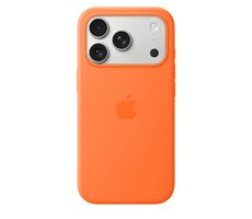 Apple Silikonhülle mit MagSafe für iPhone 17 Pro, orange